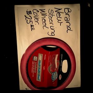 Brand new steering wheel car cover no tags,brand n